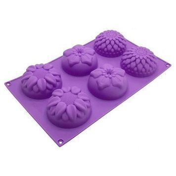 Форма силиконовая "Цветы" 27х16 см RS-4653 фото
